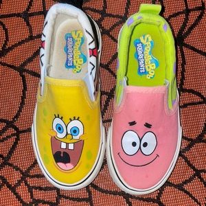 Spongebob and Patrick shoes